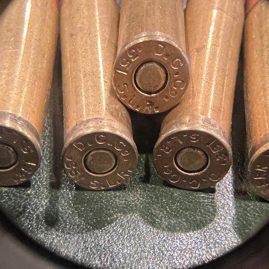 10 Rounds Vintage .351 Winchester Self-Loading (.351 S.L.) – Mixed Winchester W.R.A.Co. & W.R.A. Headstamps – Collector Ammunition