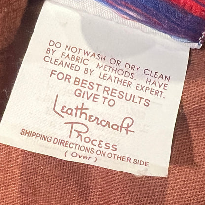 Veste de vol vintage en cuir type A-1, fabriquée aux États-Unis – Taille 42 – Probablement en cuir de cheval