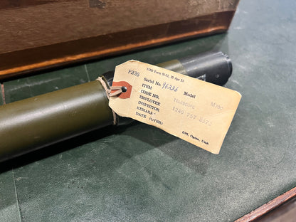 U.S. Military Fire Control Telescope M70C with Original Transport Crate – Cold War Armor Optics