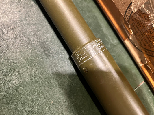 U.S. Military Fire Control Telescope M70C with Original Transport Crate – Cold War Armor Optics