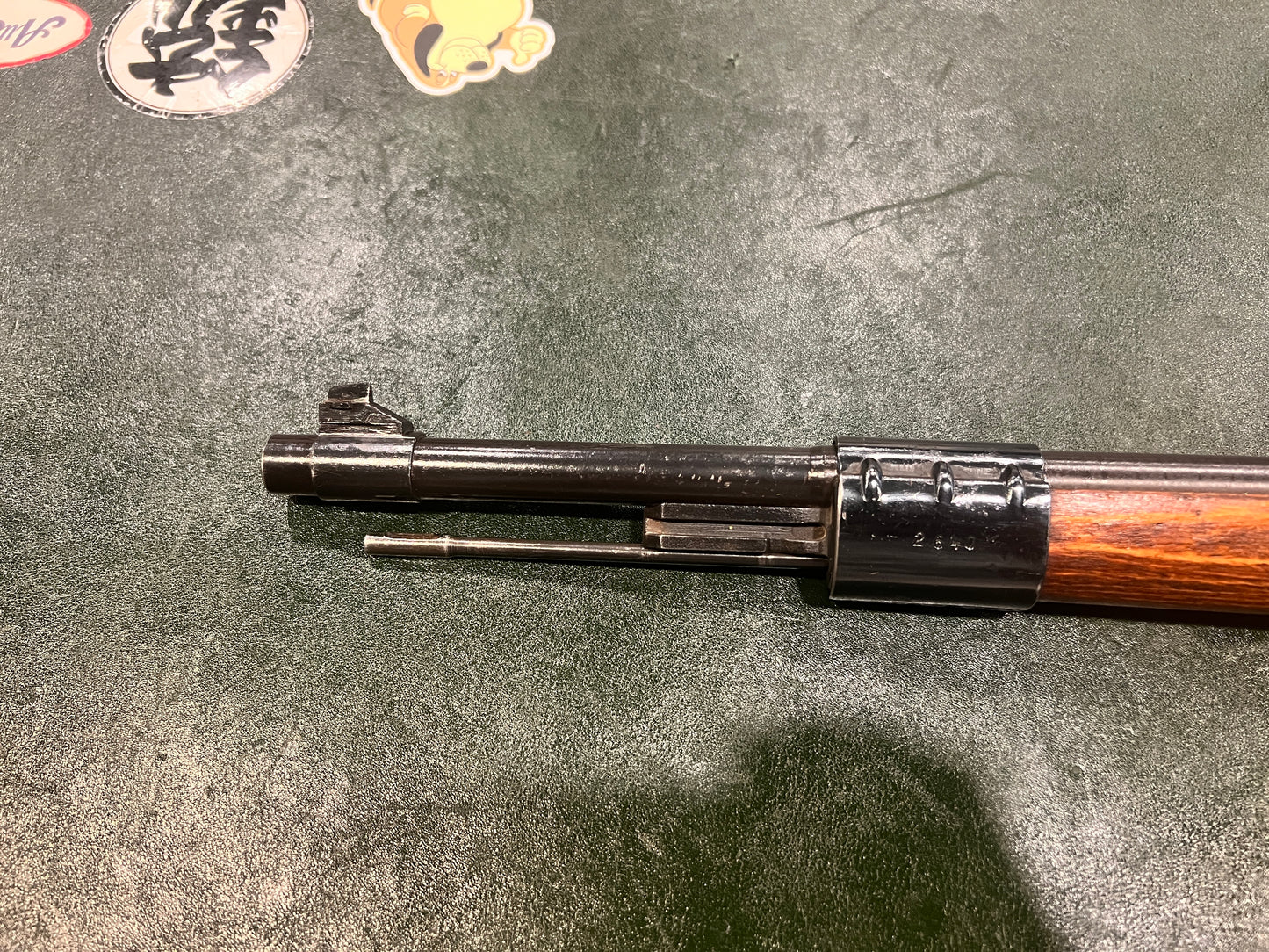 Fusil allemand K98k de la Seconde Guerre mondiale, Gustloff Werke bcd 1944, exemplaire de fin de guerre conforme