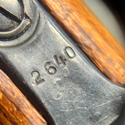 Fusil allemand K98k de la Seconde Guerre mondiale, Gustloff Werke bcd 1944, exemplaire de fin de guerre conforme
