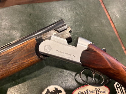 Beretta S55 Over/Under Shotgun – 12 Gauge – 28" Barrels – Fixed Full/Full Chokes – Made in Italy