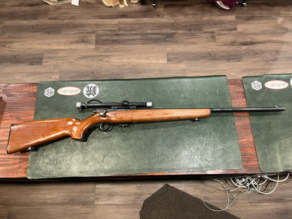 Mossberg Model 140K .22LR Bolt-Action Rifle with Vintage Scope
