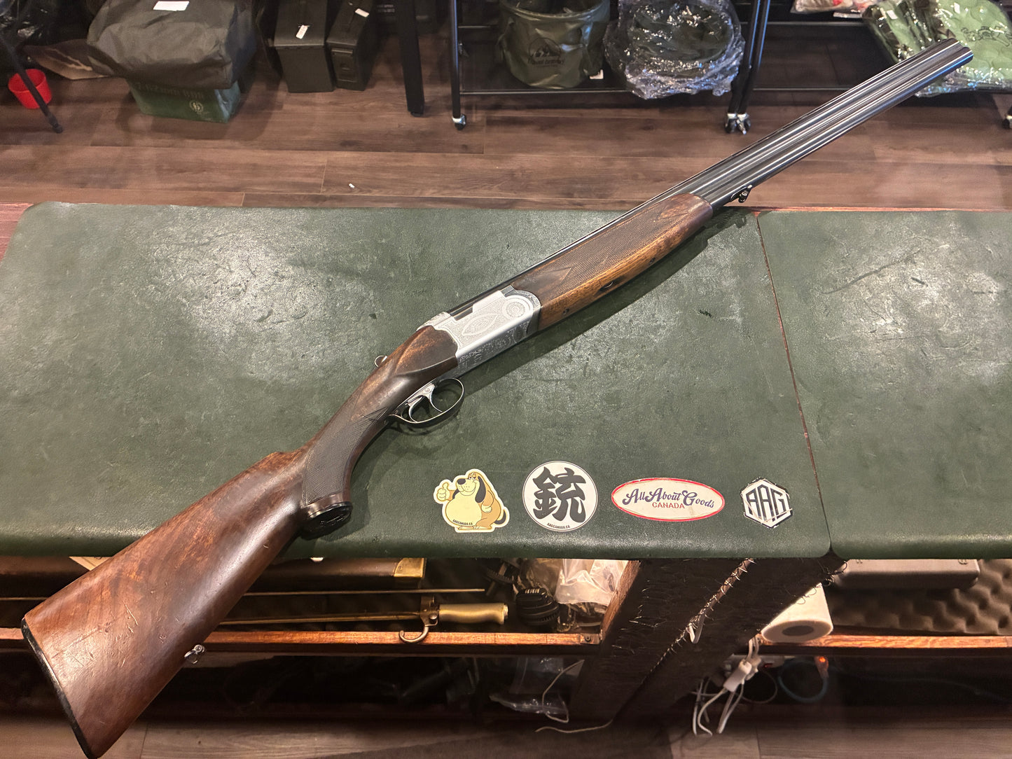 Sauer-Beretta S56E Side-by-Side Shotgun – 12 Gauge – Automatic ejectors - Fixed Full/Modified Chokes – Italian Made