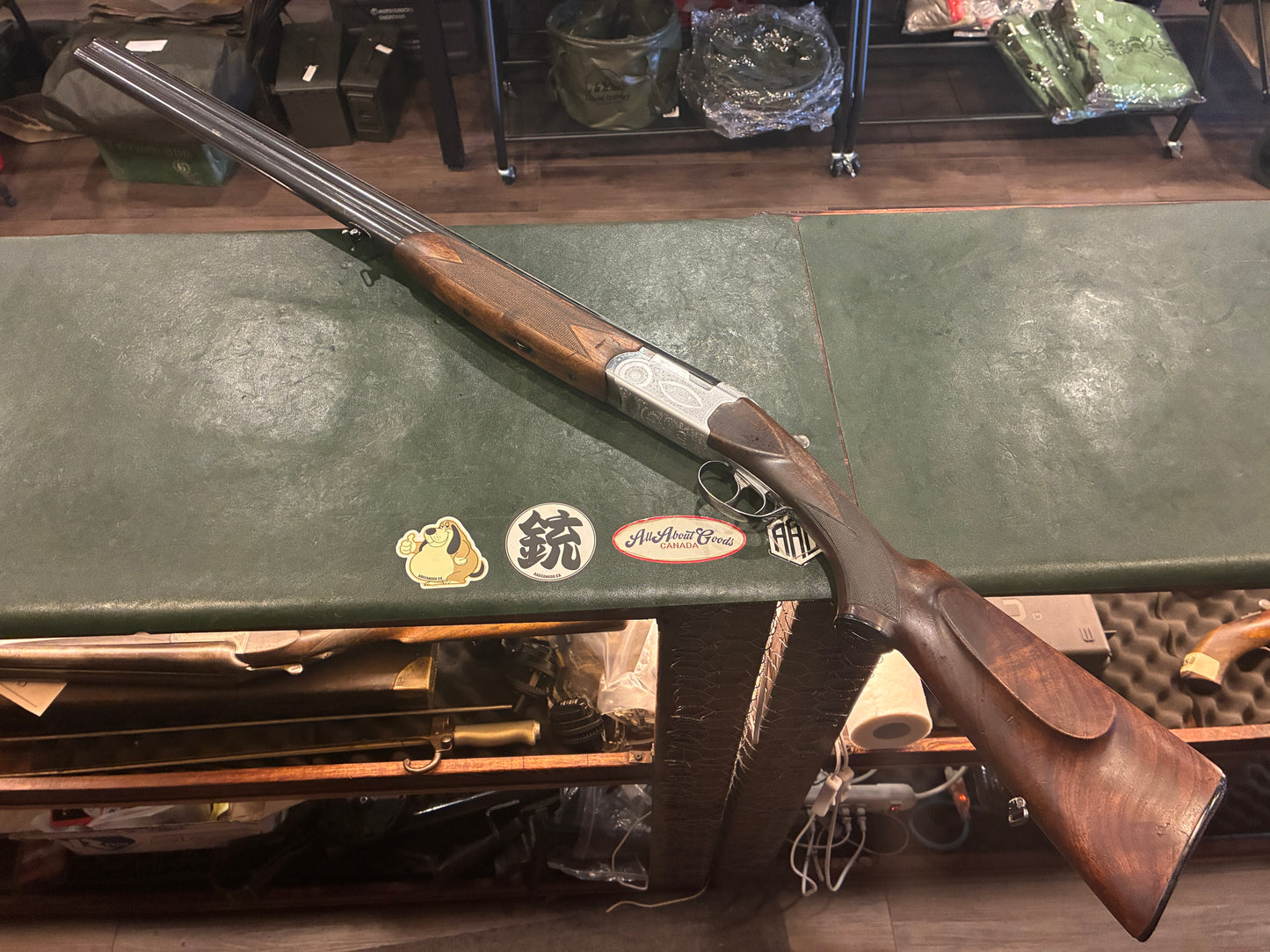 Sauer-Beretta S56E Side-by-Side Shotgun – 12 Gauge – Automatic ejectors - Fixed Full/Modified Chokes – Italian Made