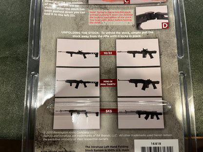 Tapco Intrafuse Left-Hand Folding Stock – Black