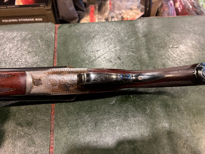 J.P. Sauer & Sohn Suhl Side-by-Side Shotgun – 12 Gauge – 1956 – Engraved – Double Trigger