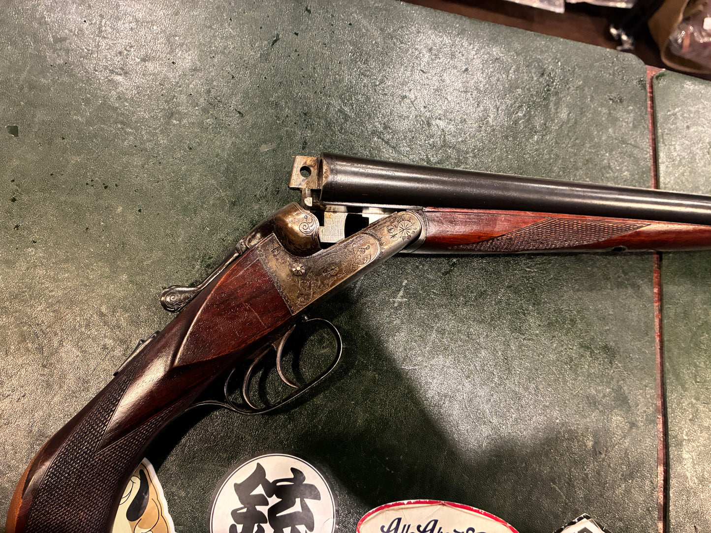 J.P. Sauer & Sohn Suhl Side-by-Side Shotgun – 12 Gauge – 1956 – Engraved – Double Trigger