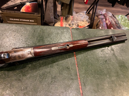 J.P. Sauer & Sohn Suhl Side-by-Side Shotgun – 12 Gauge – 1956 – Engraved – Double Trigger
