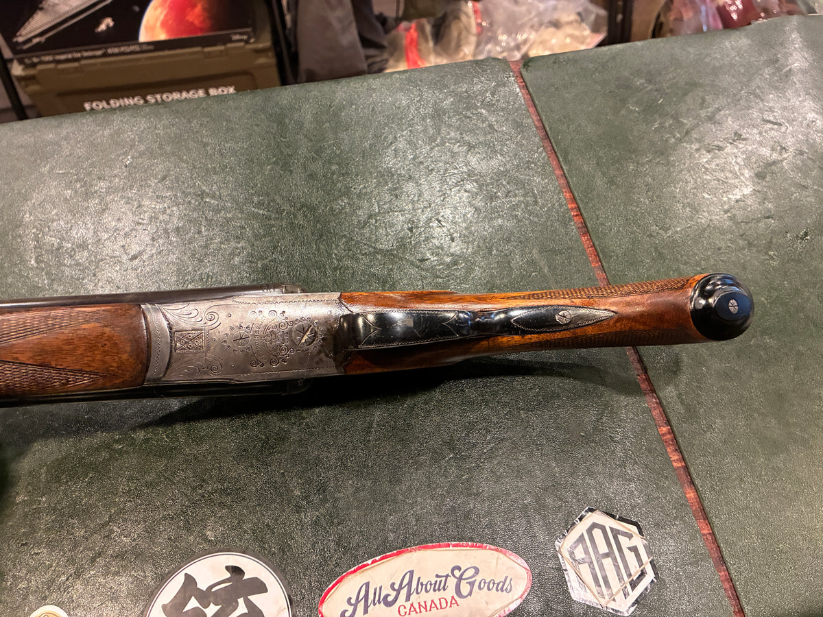 J.P. Sauer & Sohn Suhl Side-by-Side Shotgun – 12 Gauge – Engraved – Double Trigger