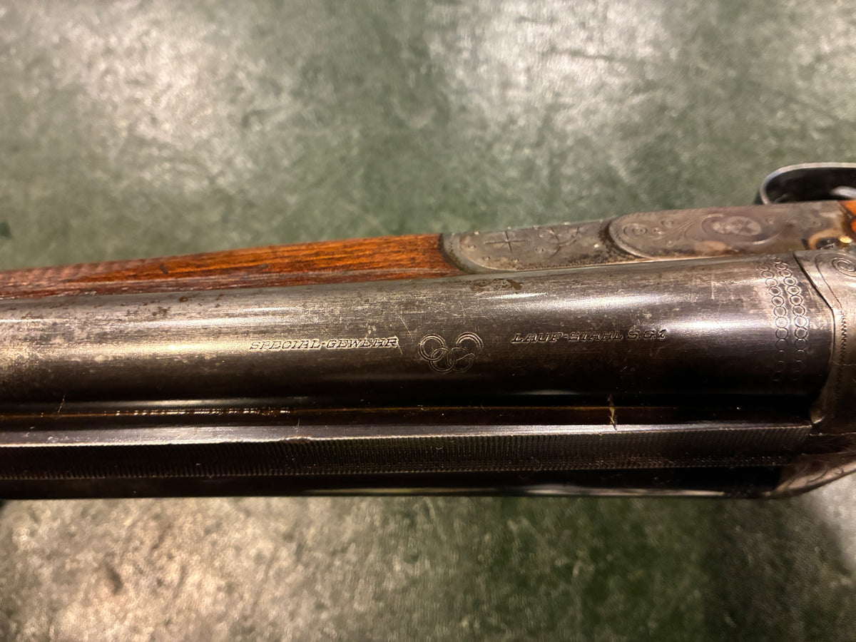 J.P. Sauer & Sohn Suhl Side-by-Side Shotgun – 12 Gauge – Engraved – Double Trigger