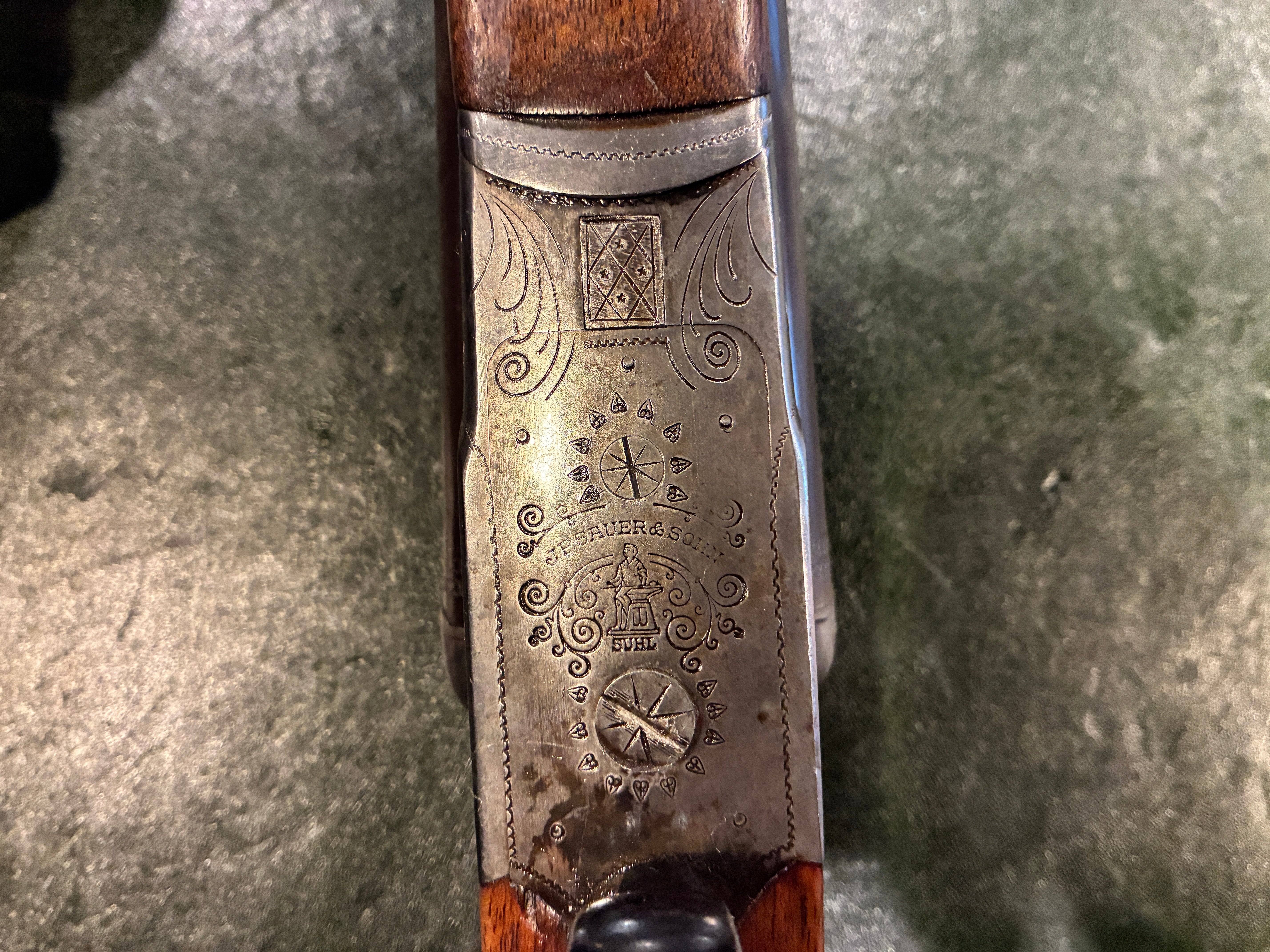 J.P. Sauer & Sohn Suhl Side-by-Side Shotgun – 12 Gauge – Engraved