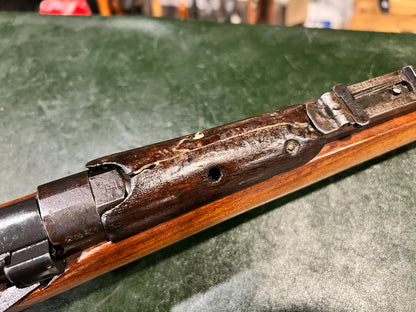 Fusil britannique Long Lee-Enfield No.I Mk.I* (1901) avec hausse de volée complète, configuration originale non-CLLE, époque de la guerre des Boers, calibre .303 British