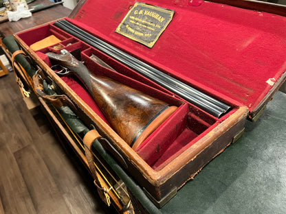 William Evans From Purdey 12 Ga. SxS Boxlock Shotgun Engraved Side by Side, 63 Pall Mall, London