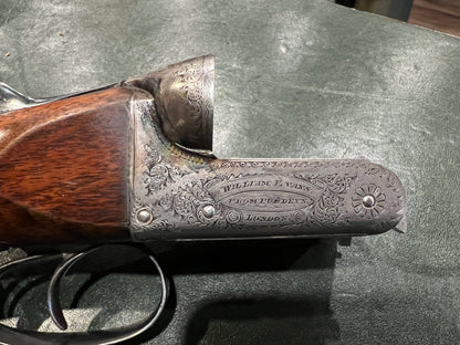William Evans From Purdey 12 Ga. SxS Boxlock Shotgun Engraved Side by Side, 63 Pall Mall, London