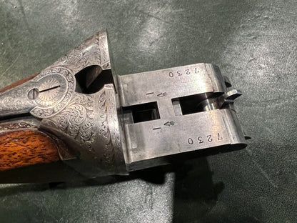 William Evans From Purdey 12 Ga. SxS Boxlock Shotgun Engraved Side by Side, 63 Pall Mall, London