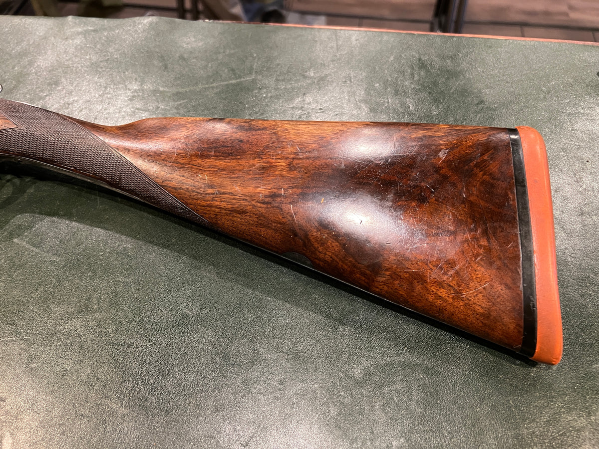 William Evans From Purdey 12 Ga. SxS Boxlock Shotgun Engraved Side by Side, 63 Pall Mall, London