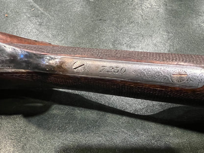 William Evans From Purdey 12 Ga. SxS Boxlock Shotgun Engraved Side by Side, 63 Pall Mall, London