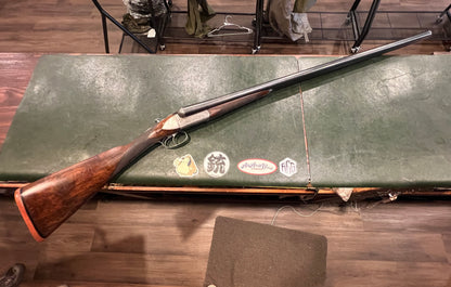 William Evans From Purdey 12 Ga. SxS Boxlock Shotgun Engraved Side by Side, 63 Pall Mall, London
