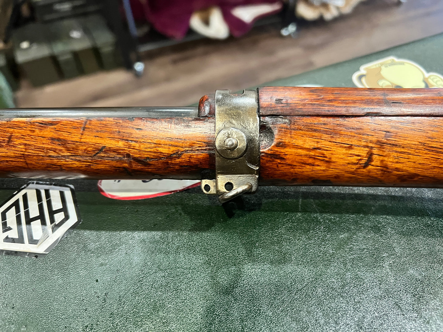 Mire anti-aérienne japonaise Arisaka Type 99 de la Seconde Guerre mondiale – Finition d'origine – Tige de nettoyage – 7,7 × 58