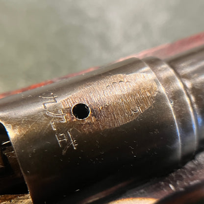 Mire anti-aérienne japonaise Arisaka Type 99 de la Seconde Guerre mondiale – Finition d'origine – Tige de nettoyage – 7,7 × 58