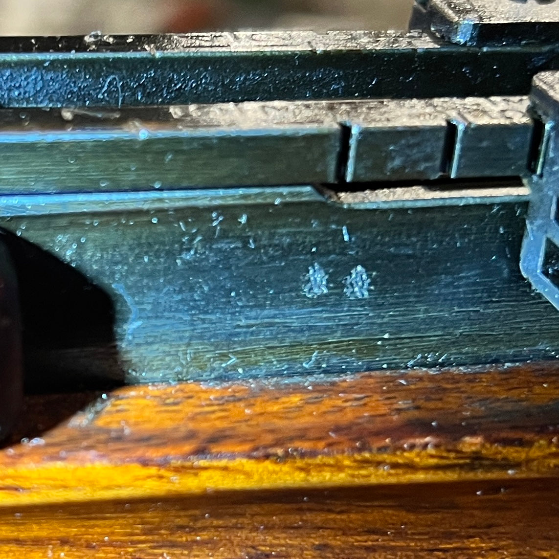 Mire anti-aérienne japonaise Arisaka Type 99 de la Seconde Guerre mondiale – Finition d'origine – Tige de nettoyage – 7,7 × 58