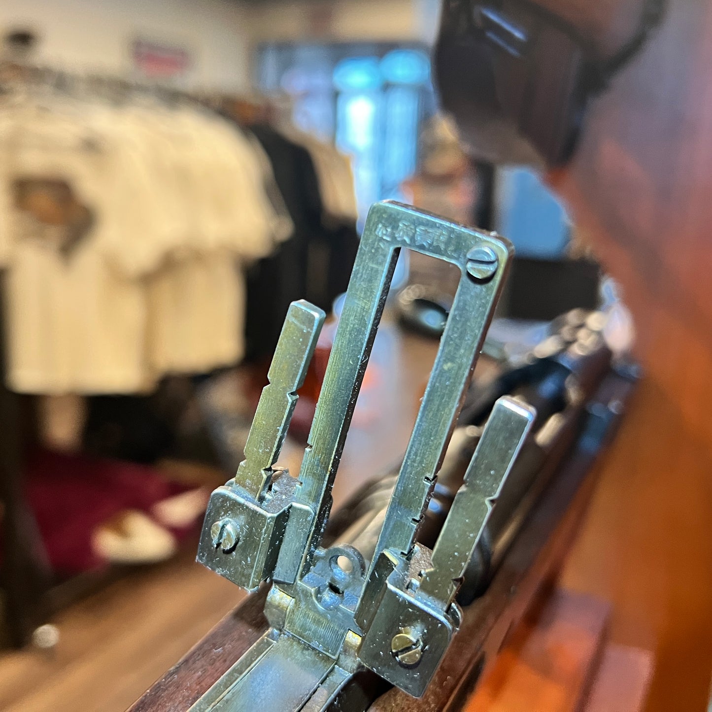 Mire anti-aérienne japonaise Arisaka Type 99 de la Seconde Guerre mondiale – Finition d'origine – Tige de nettoyage – 7,7 × 58