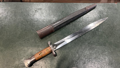 British P1888 Mk I Second Type Bayonet with Scabbard