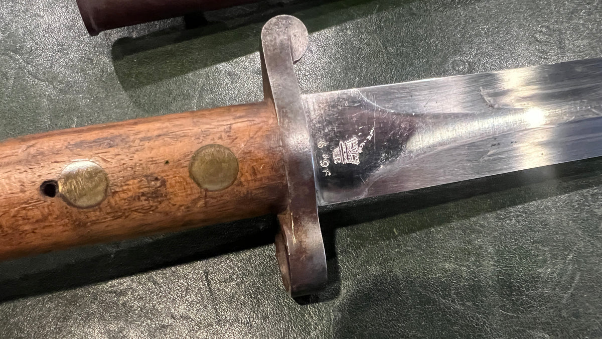 British P1888 Mk I Second Type Bayonet with Scabbard