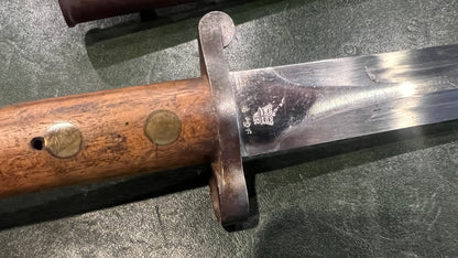 British P1888 Mk I Second Type Bayonet with Scabbard