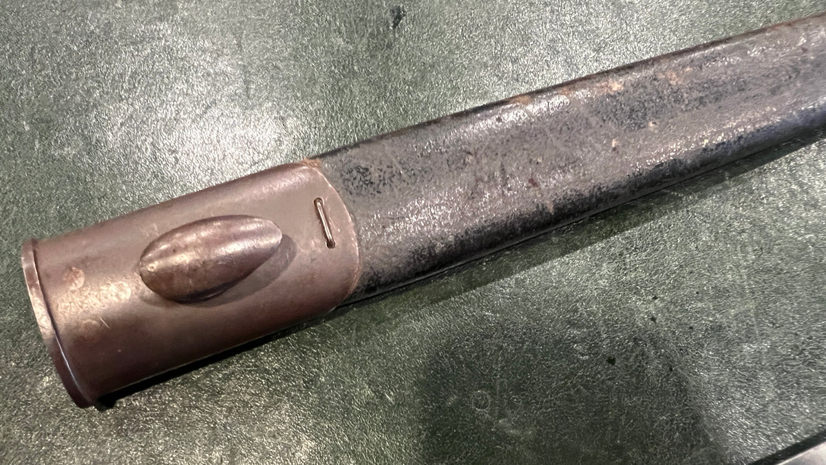 British P1888 Mk I Second Type Bayonet with Scabbard