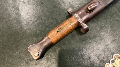 British P1888 Mk I Second Type Bayonet with Scabbard