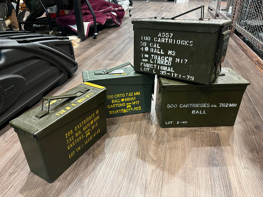 Military Surplus Ammo Cans – Mixed Calibers