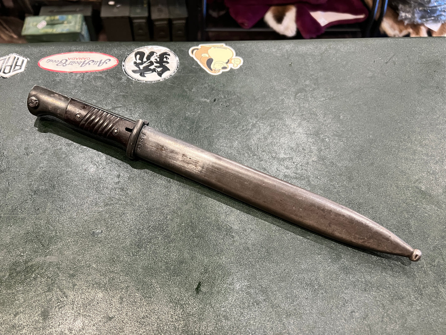 德制K98k刺刀 (S84/98 III) – 1940年 Coppel – WaA253 – 钢制刀鞘