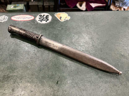 德制K98k刺刀 (S84/98 III) – 1940年 Coppel – WaA253 – 钢制刀鞘