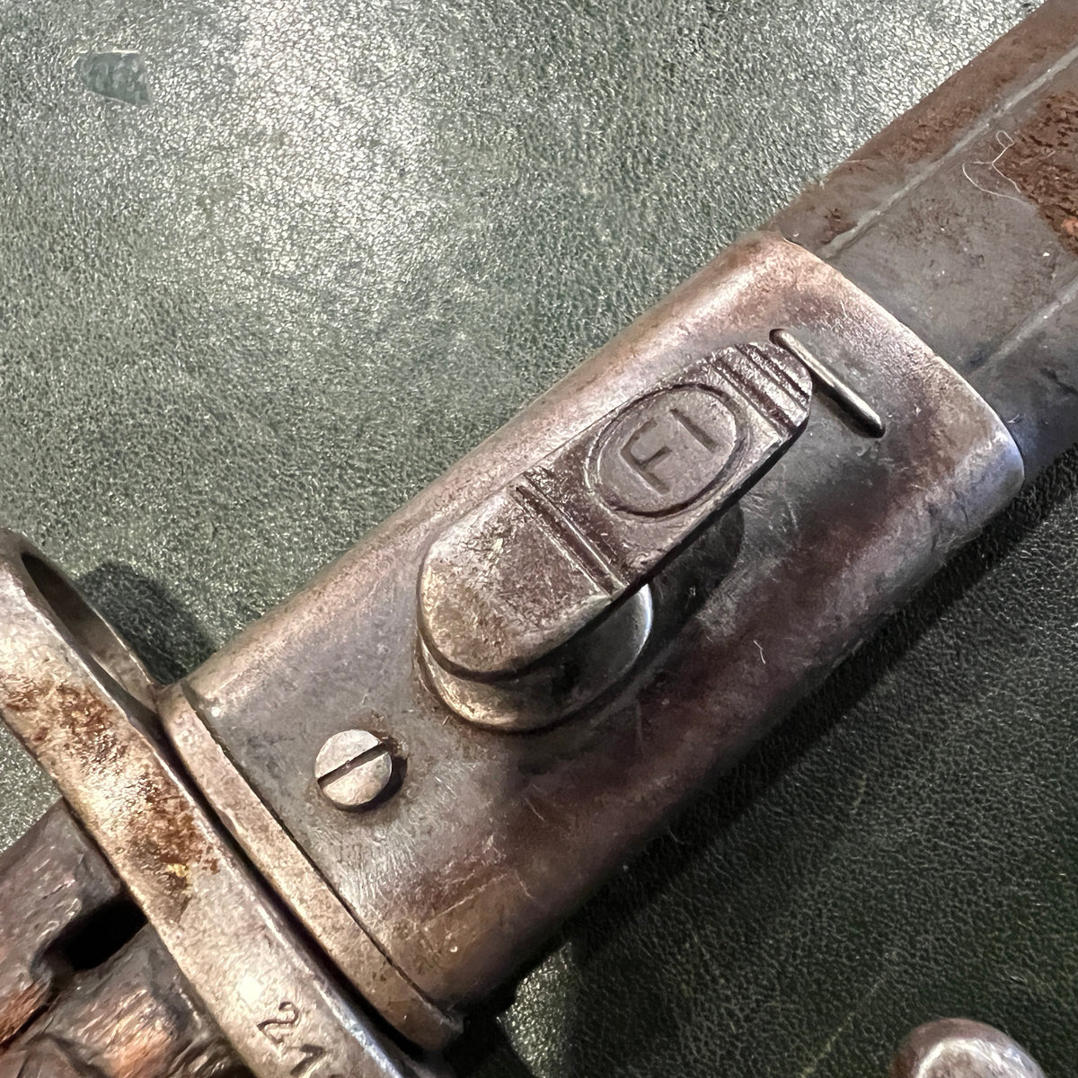 Brazilian Model 1908 Mauser Bayonet with Scabbard