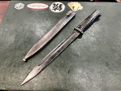 德制K98k刺刀 (S84/98 III) – 1940年 Coppel – WaA253 – 钢制刀鞘