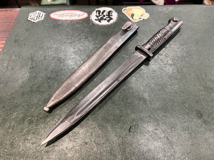 德制K98k刺刀 (S84/98 III) – 1940年 Coppel – WaA253 – 钢制刀鞘