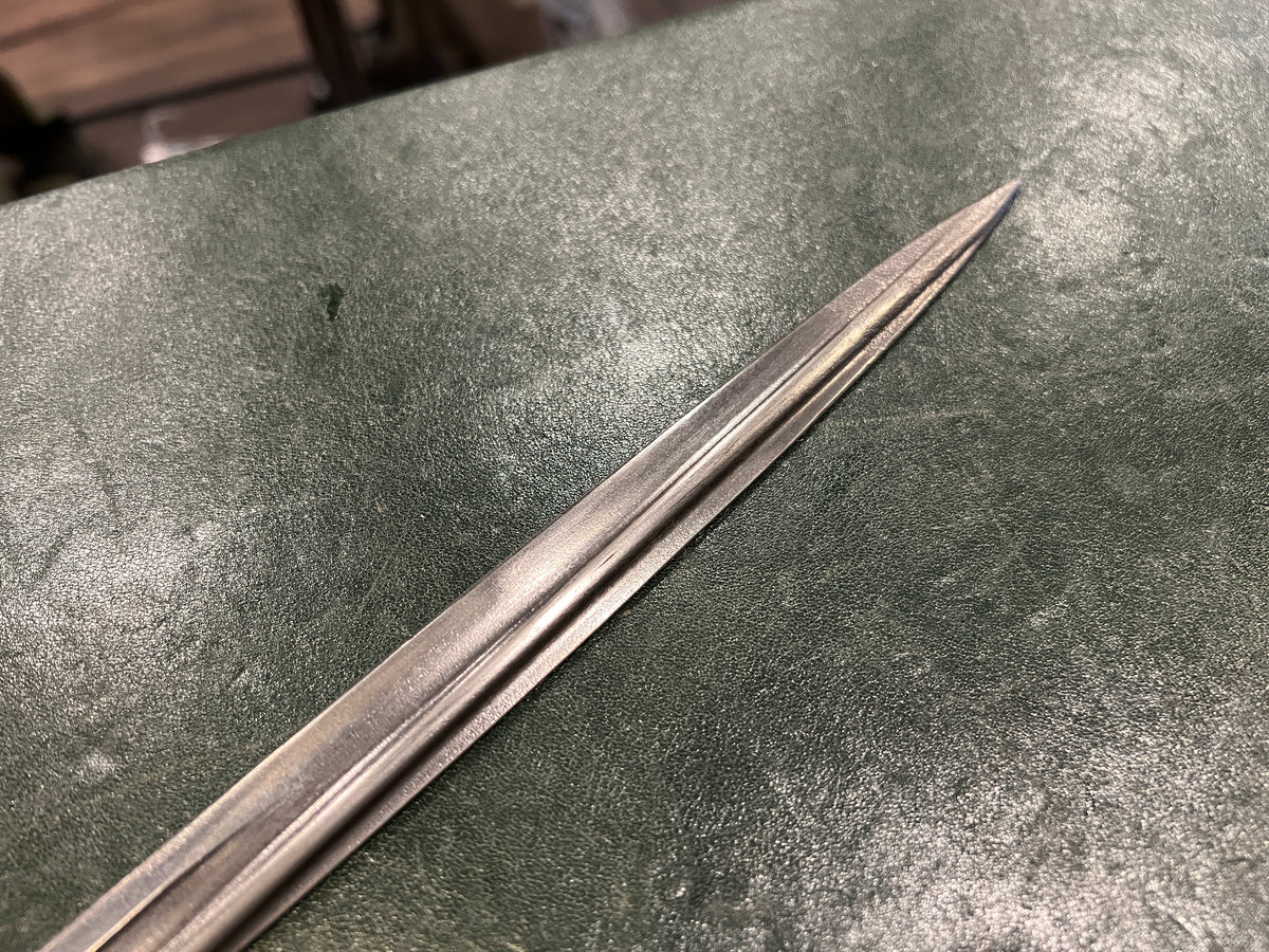 1906 Imperial German S98 Long Bayonet for Gewehr 98 – Pre-WWI – With Leather Scabbard