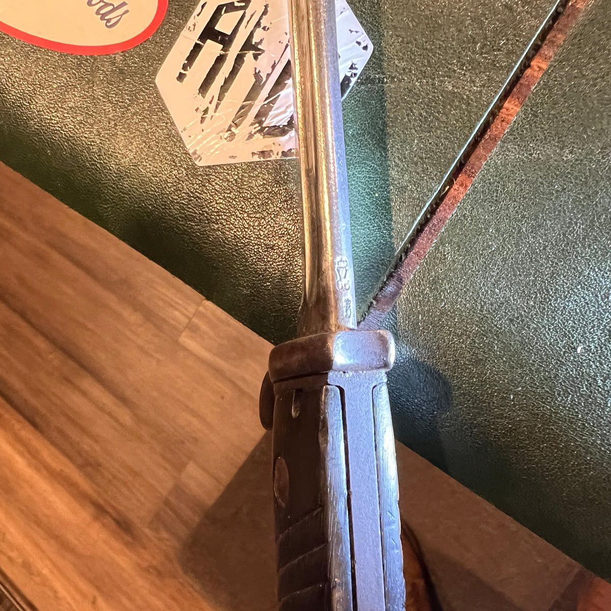 1906 Imperial German S98 Long Bayonet for Gewehr 98 – Pre-WWI – With Leather Scabbard