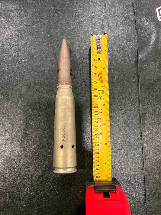 Military 20x110mm VSN Dummy Round – Inert Display