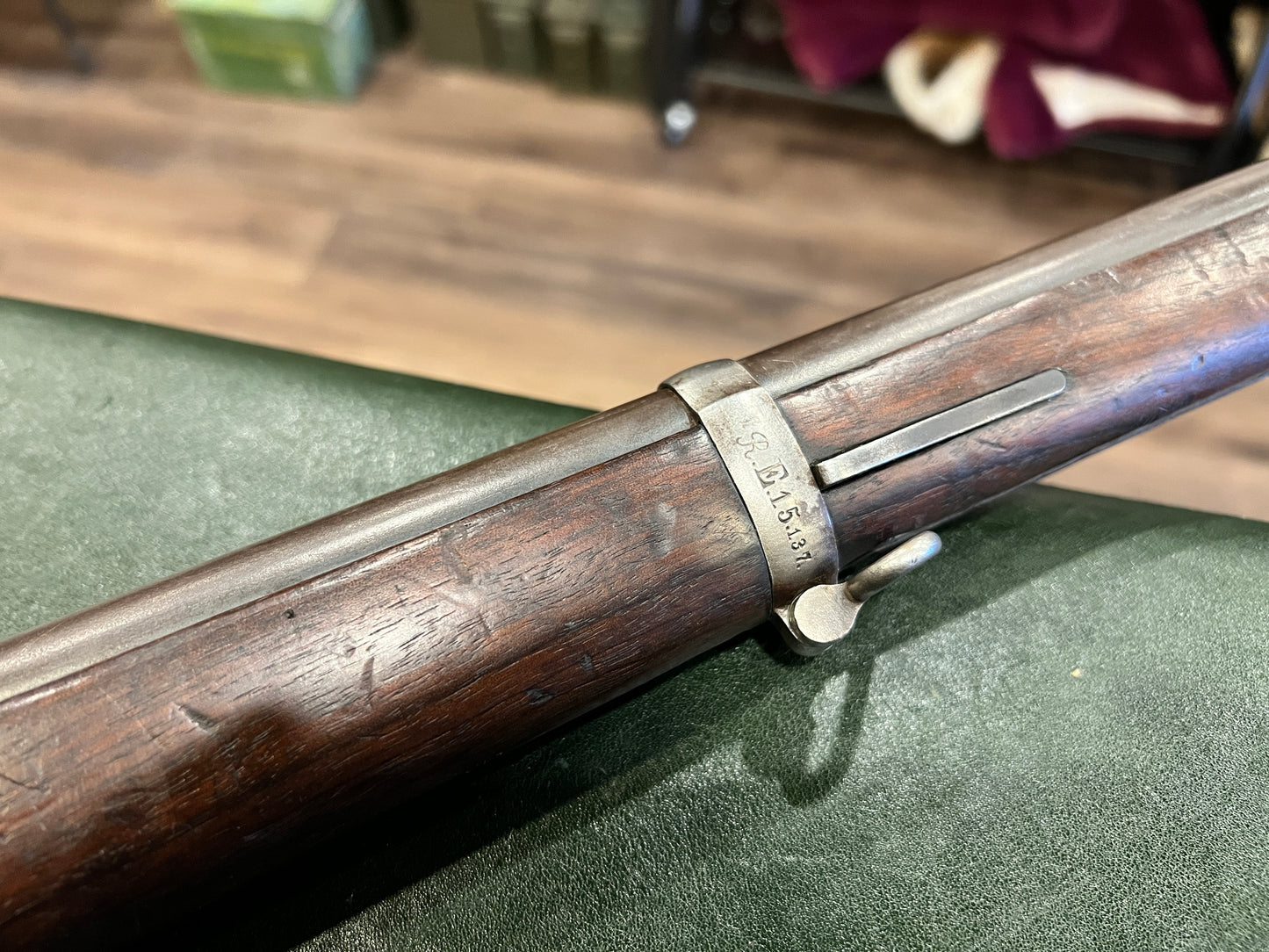 German Gewehr 1888/05 Commission Rifle – 1890 Amberg Production – Bavarian Regimental Marked – Limited Turkish Alteration – Well Preserved Example