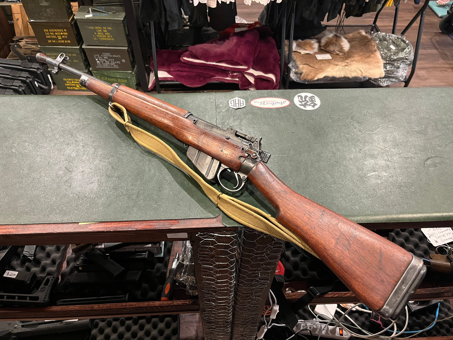 Carabine Lee-Enfield n° 5 Mk I Jungle avec sangle