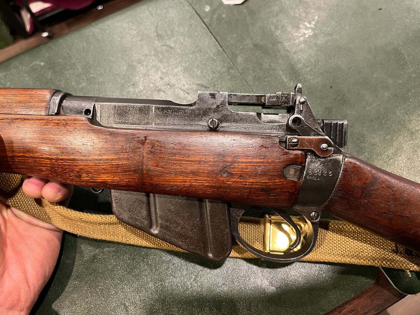 Carabine Lee-Enfield n° 5 Mk I Jungle avec sangle