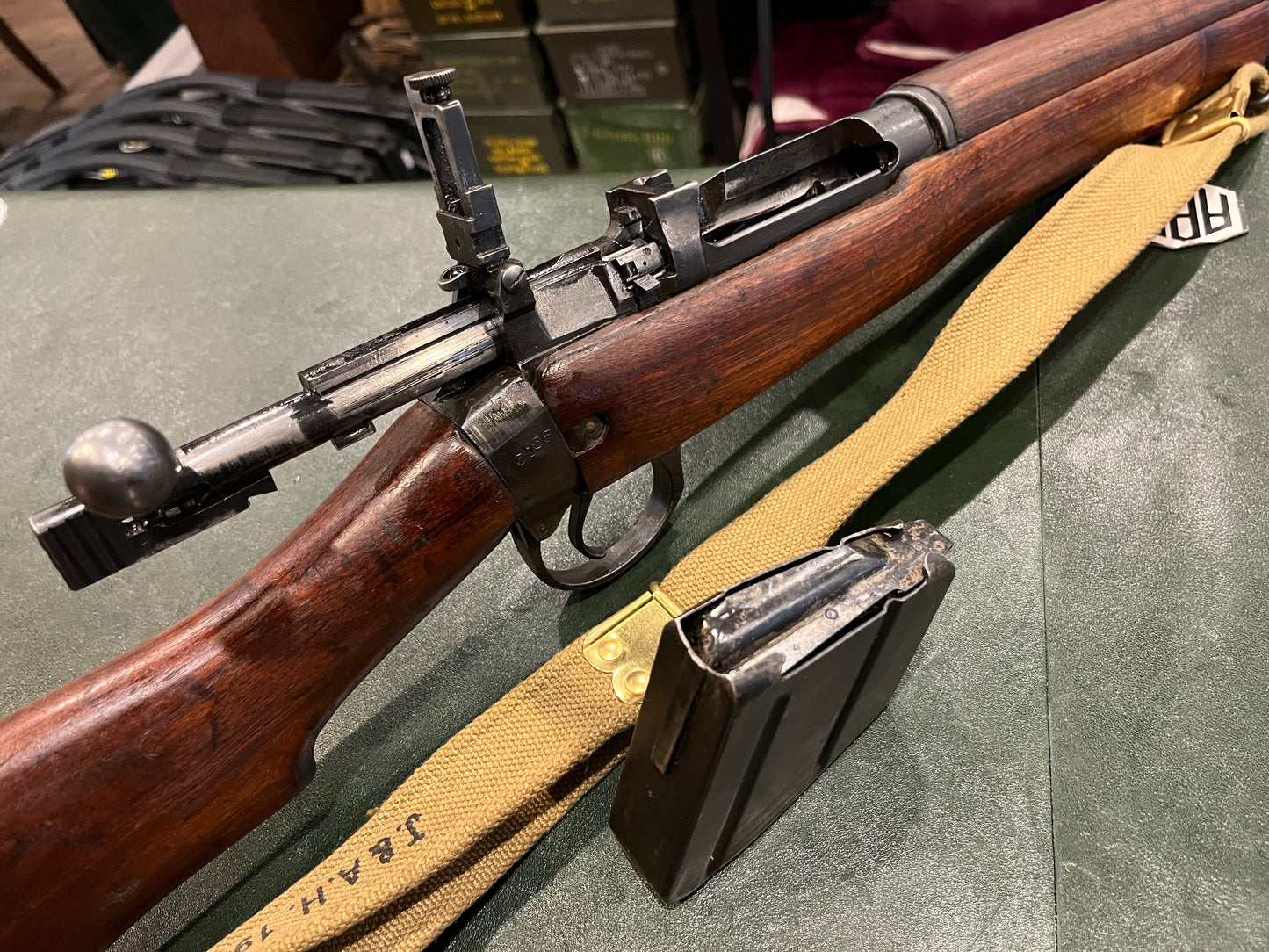 Carabine Lee-Enfield n° 5 Mk I Jungle avec sangle