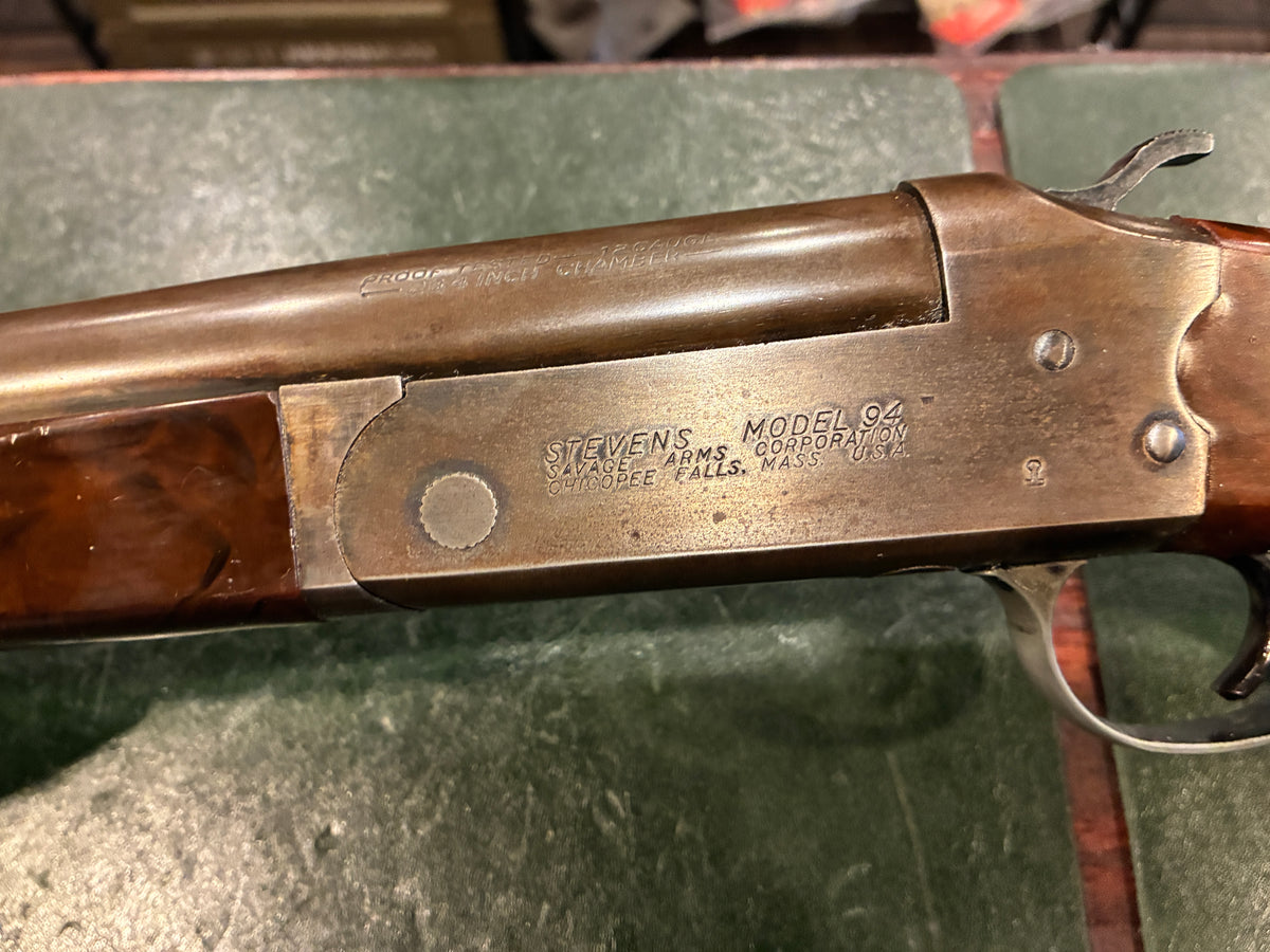 Stevens Model 94 – 12 Gauge Single Shot Shotgun- Automatic Ejector
