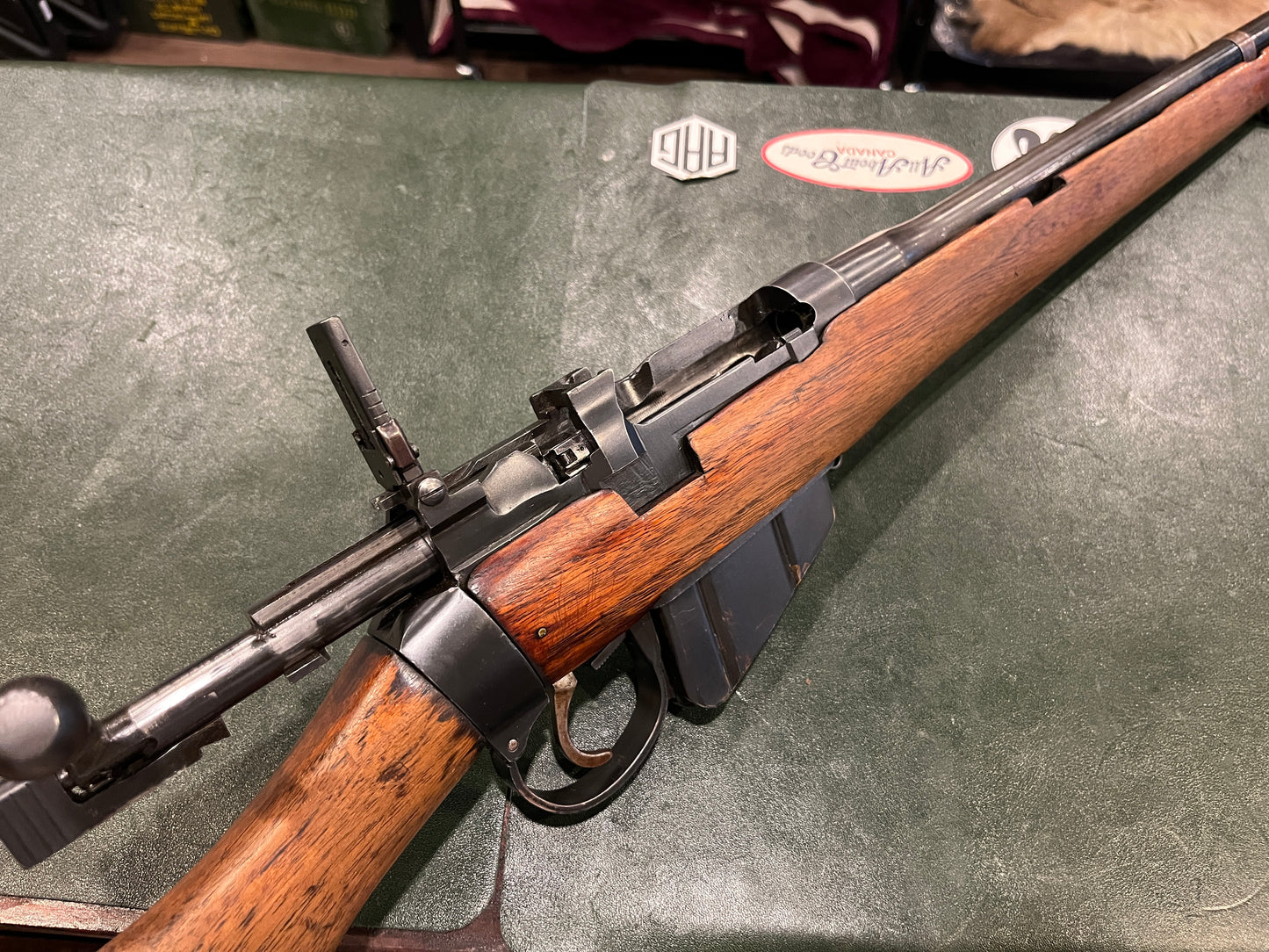 Fusil à verrou sportif Lee-Enfield Long Branch No. 4 Mk I* (.303 britannique) – 1945, culasse assortie, bon alésage