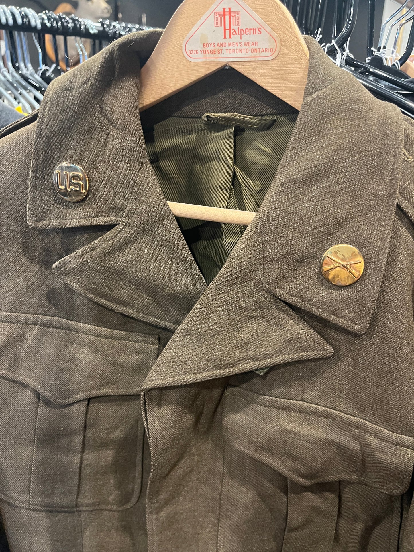 Korean War U.S. 45th Infantry Division Corporal’s M1944 Wool Field “Ike” Jacket – 1946 Dated