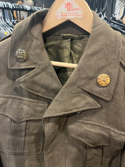 Korean War U.S. 45th Infantry Division Corporal’s M1944 Wool Field “Ike” Jacket – 1946 Dated